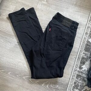 Levi’s high waisted black skinny jeans